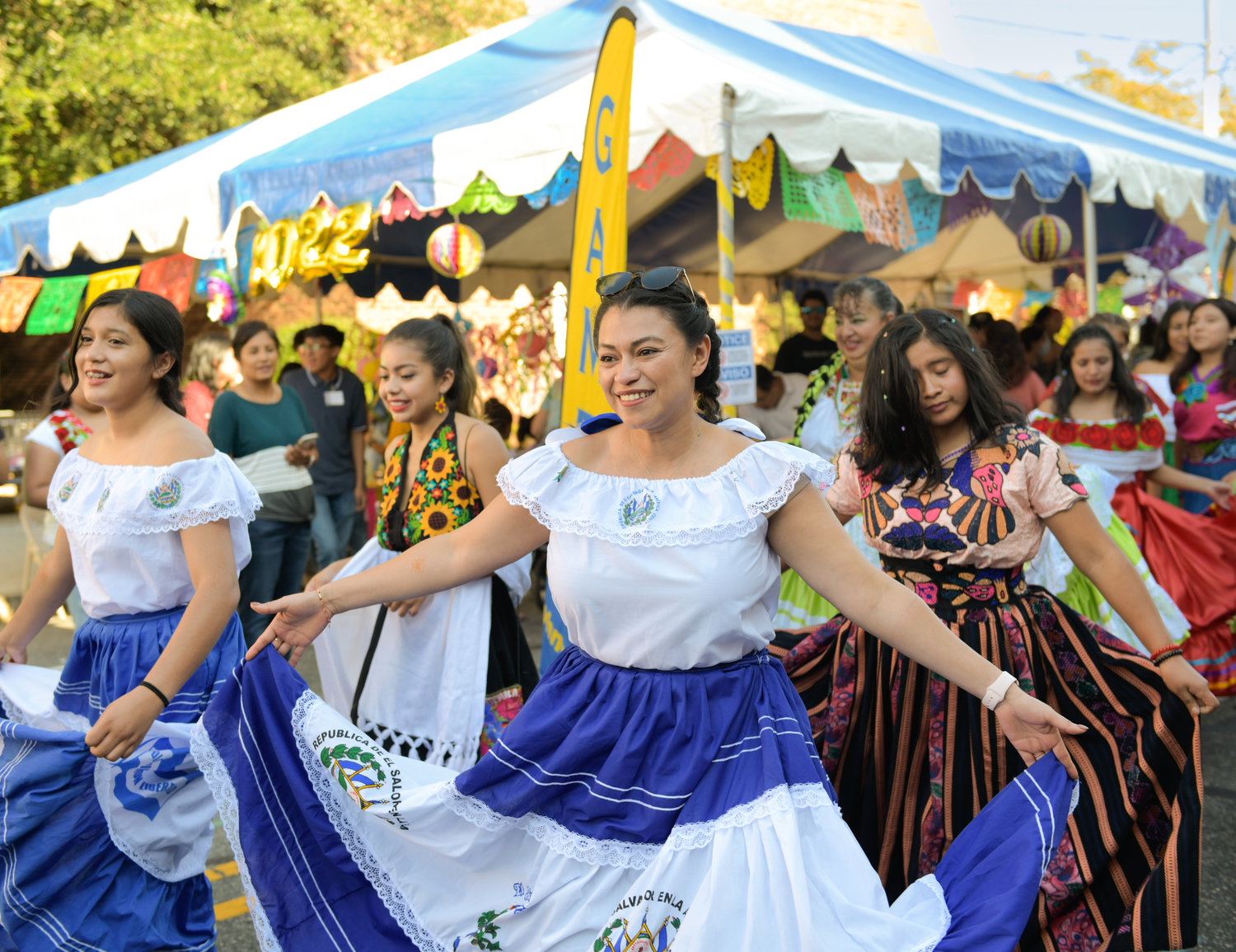 The Parade of Traditional Outfits & Quinceañeras was a highlight of Saturday's event at The Hispanic Heritage Festival.